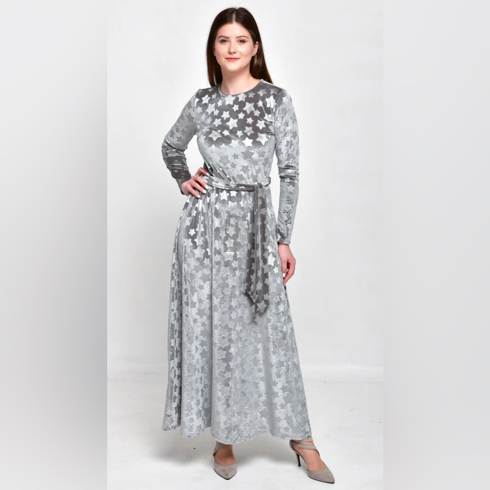 Baltic Born Gray Maxi Dress